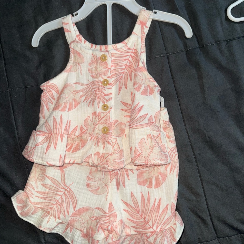 Marshalls Pink and White Kids Matching Set